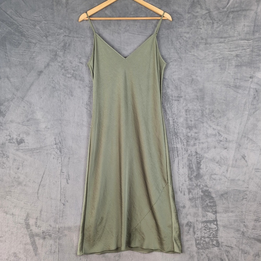 Aritzia Wilfred Dress Large Only Slip Fairy Y2K Satin Midi Coquette Romantic